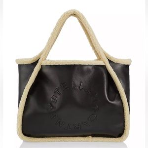 Stella McCartney Shearling Logo Tote